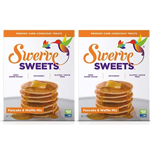 Swerve Sweets, Pancake And Waffle Mix, 10.6 Ounces, Pack Of 2