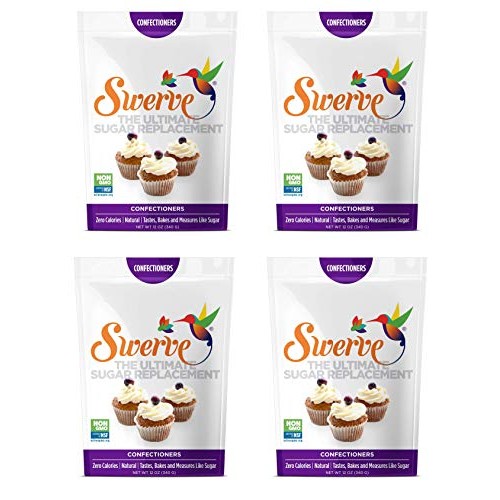 Swerve Sweetener, Confectioners, 12 Oz 4-Pack
