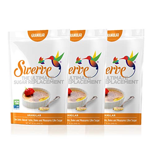 Swerve Sweetener, Granular, 12 Ounce, 3 Pack