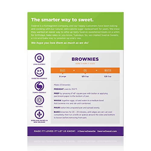 Swerve Sweets, Brownie Mix, 12 Ounces Pack Of 2