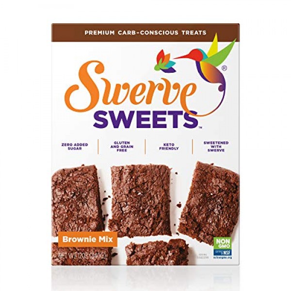 Swerve Sweets, Brownie Mix, 12 Ounces Pack Of 2