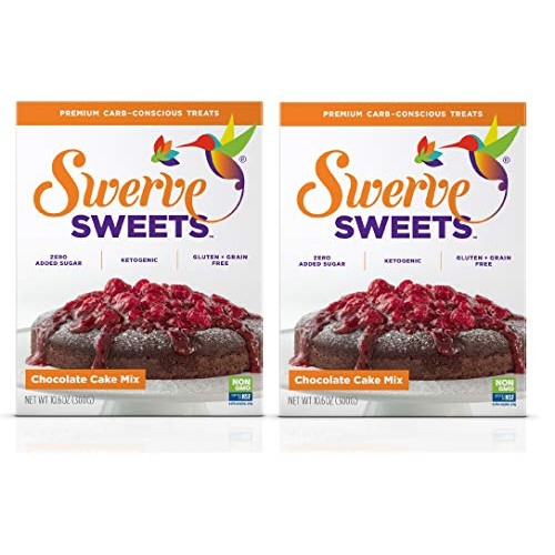 Swerve Sweets, Chocolate Cake Mix, 10.6 Ounces Pack Of 2