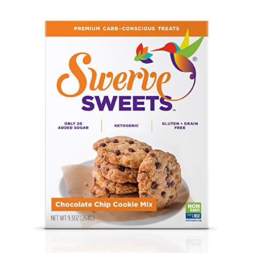 Swerve Sweets, Chocolate Chip Cookie Mix, 9.3 Oz