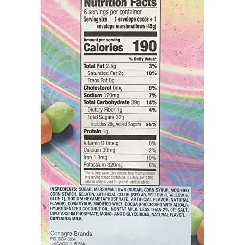 Swiss Miss Marshmallow Madness Hot Cocoa Mix, 6 1.38 Ounce Env