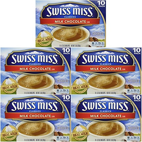 Milk Chocolate Swiss Miss Hot Cocoa Mix 50-0.73 Oz Envelopes