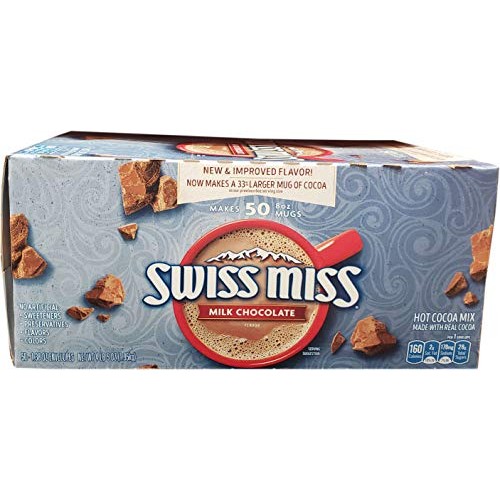 Swiss Miss Milk Chocolate Hot Cocoa Mix Packets - 50 Ct