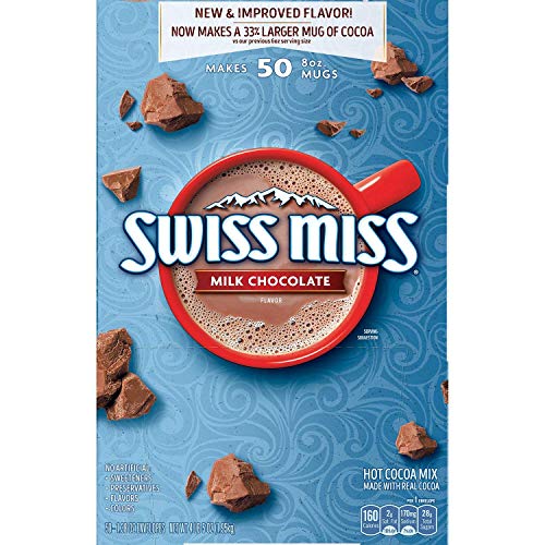 Swiss Miss Milk Chocolate Hot Cocoa Mix Packets 50 Ct, 2 Pk