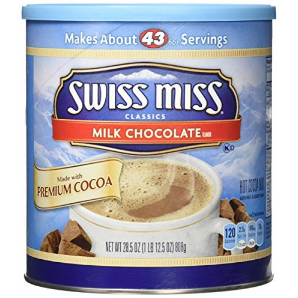 Swiss Miss Classics Milk Chocolate Premium Cocoa Mix, 28.5 Oz