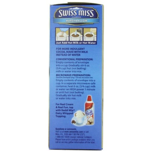 Swiss Miss Classics Milk Chocolate With Marshmallow Hot Cocoa Mi