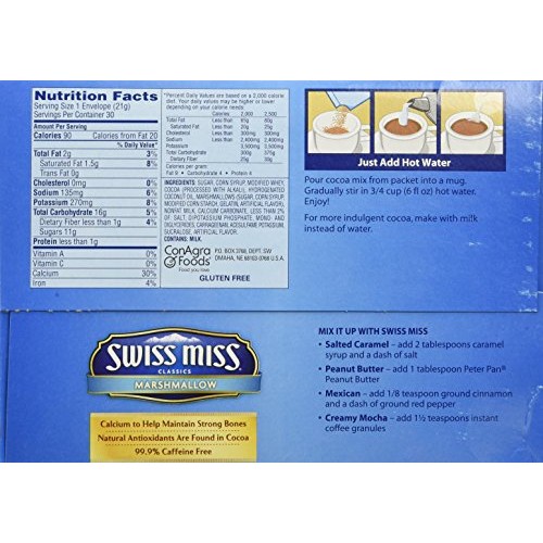 Swiss Miss Hot Cocoa With Marshmallows 21.9