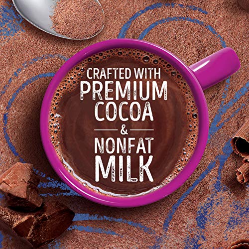 Swiss Miss Indulgent Collection Dark Chocolate Hot Cocoa Mix, 8-