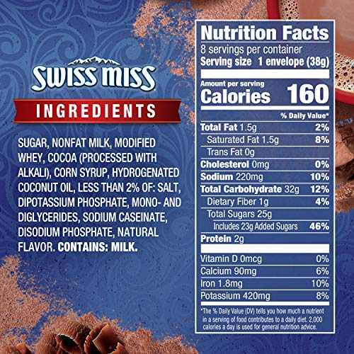 Swiss Miss Indulgent Collection Rich Chocolate Flavor Hot Cocoa