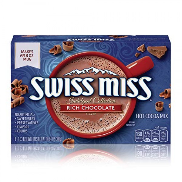Swiss Miss Indulgent Collection Rich Chocolate Flavor Hot Cocoa ...