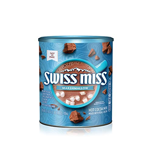 Swiss Miss Marshmallow Hot Cocoa Mix, 37.18 Ounce Canister