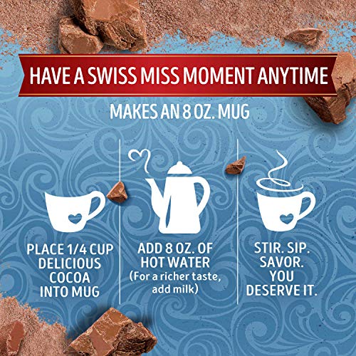 Swiss Miss Milk Chocolate Flavor Hot Cocoa Mix Canister, 38.27 Oz