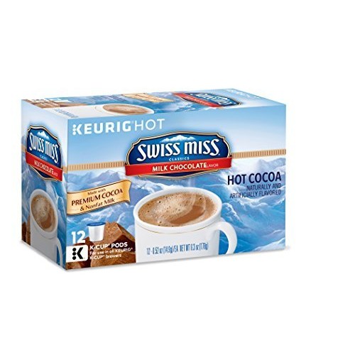Swiss Miss Milk Chocolate Hot Cocoa, Keurig K-Cups, 72 Count By