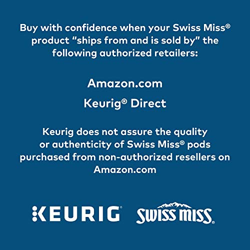 Swiss Miss Milk Chocolate Hot Cocoa, Keurig Single-Serve K-Cup P