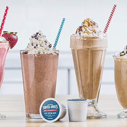 Swiss Miss Milk Chocolate Hot Cocoa, Keurig Single-Serve K-Cup P