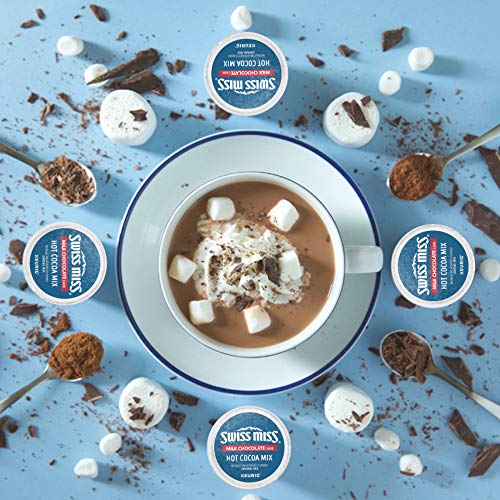 Swiss Miss Milk Chocolate Hot Cocoa, Keurig Single-Serve K-Cup P