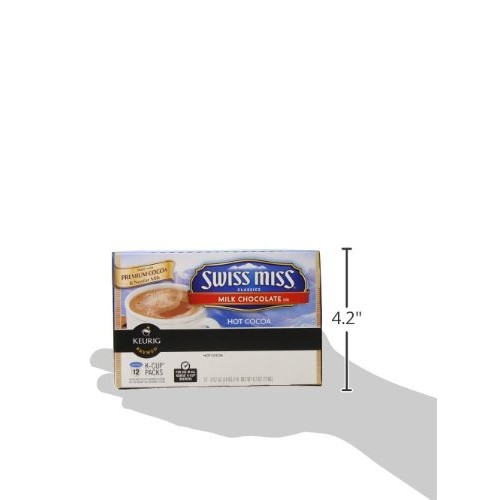 Swiss Miss Milk Chocolate Hot Cocoa, Keurig Single-Serve K-Cup P