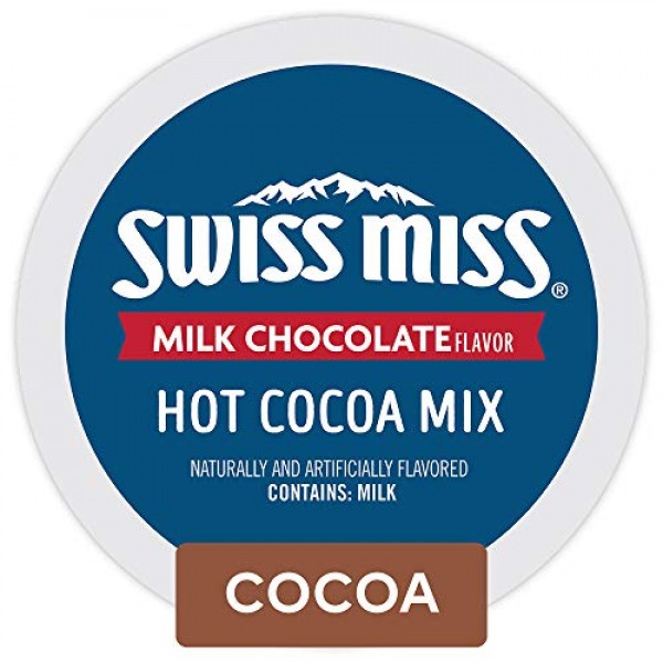 Swiss Miss Milk Chocolate Hot Cocoa, Keurig Single-Serve K-Cup P...