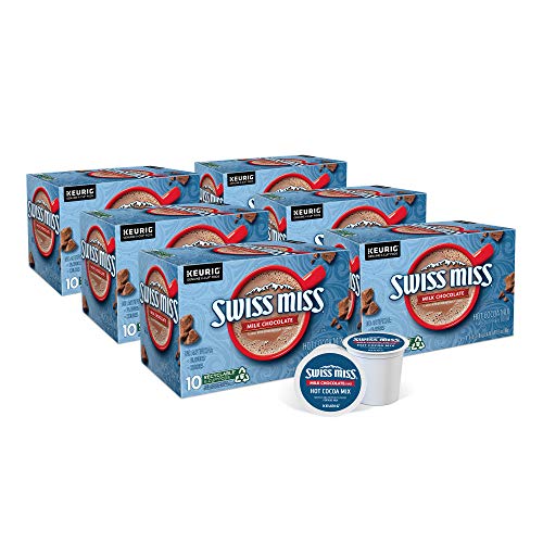 Swiss Miss Milk Chocolate Hot Cocoa, Keurig Single Serve K Cup P