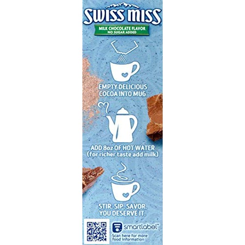 Swiss Miss No Sugar Added Hot Cocoa Mix 8 Packets