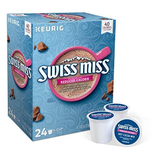 Swiss Miss Reduced Calorie Hot Cocoa, Single Serve Capsules For