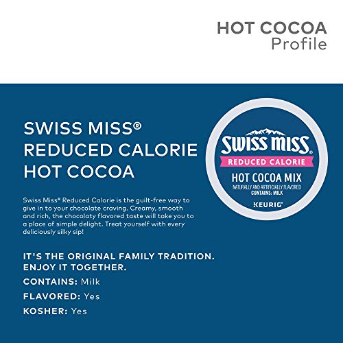 Swiss Miss Sensible Sweets Light Hot Cocoa, Keurig Single-Serve