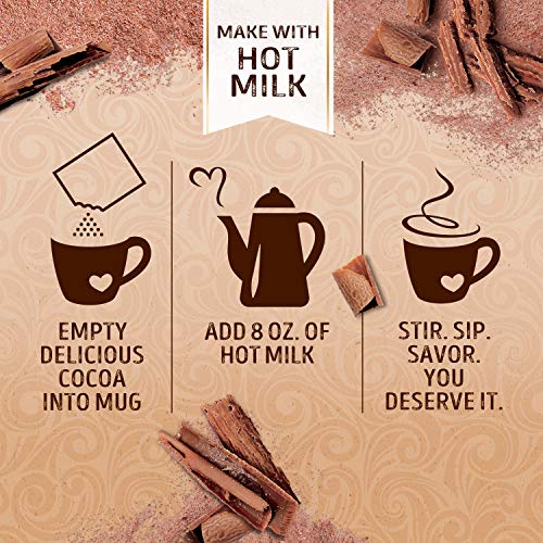 Swiss Miss Simply Cocoa Milk Chocolate Hot Cocoa Mix, 8Count 6.8 Oz