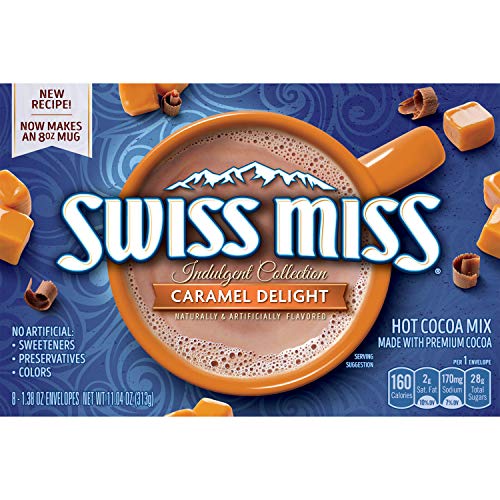 Swiss Miss Swiss Miss Salted Caramel Flavored Hot Cocoa Mix, 1.3