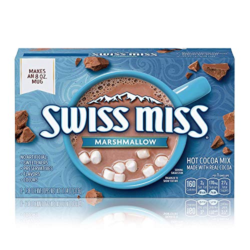 Swiss Miss Swiss Variety Hot Cocoa Mix, No Sugar Added, Milk Cho