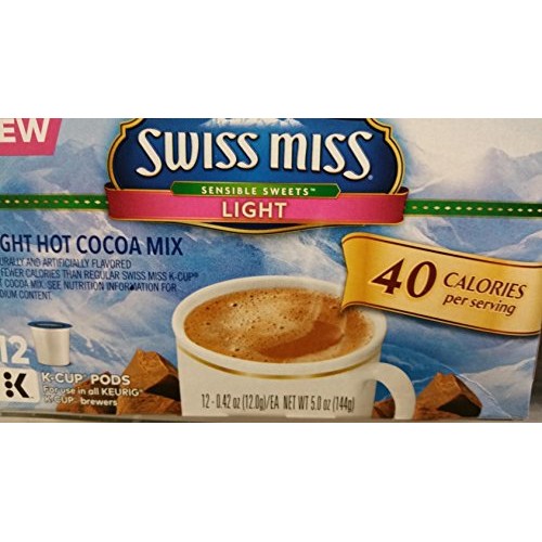 Swiss Misslight Hot Cocoa Mix 12 K-Cup Pods