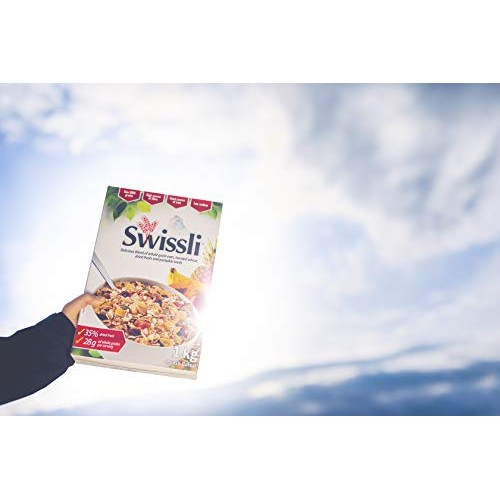 Swissli Muesli 35% Fruit &Amp; Nuts - 1Kg/35 Ounce Boxes - 2 Pack -