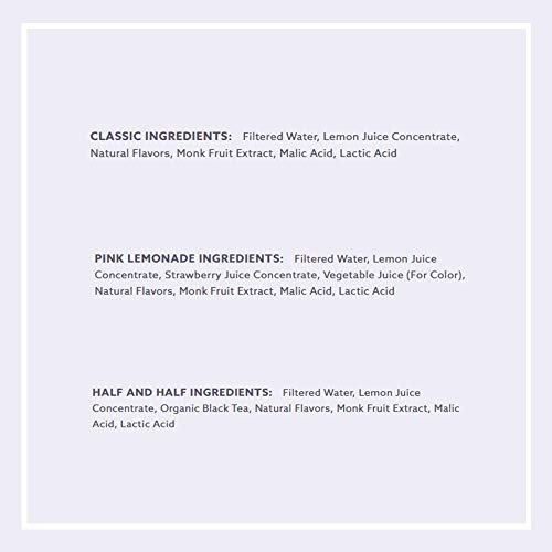 Sugar Free Lemonade Variety Pack By Swoon - 3 Flavors, Low Carb,