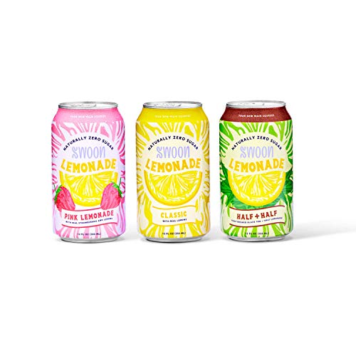 Sugar Free Lemonade Variety Pack By Swoon - 3 Flavors, Low Carb,