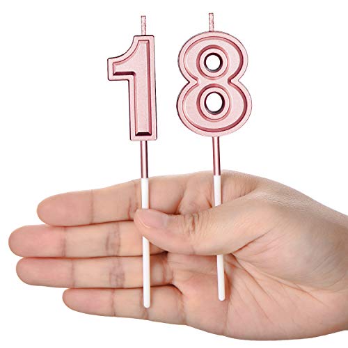 18Th Birthday Candles Cake Numeral Candles Happy Birthday Cake C