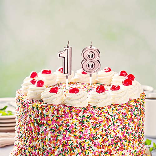 18Th Birthday Candles Cake Numeral Candles Happy Birthday Cake C