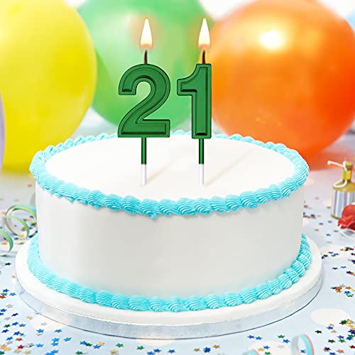 21St Birthday Candles Cake Numeral Candles Happy Birthday Cake C