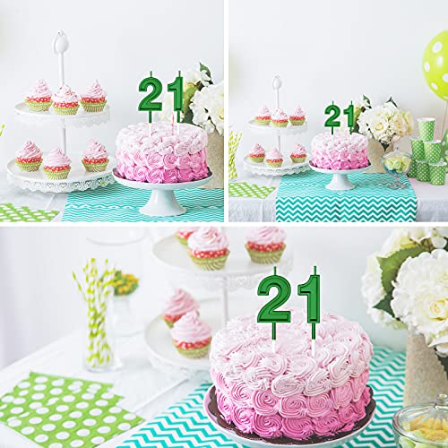 21St Birthday Candles Cake Numeral Candles Happy Birthday Cake C