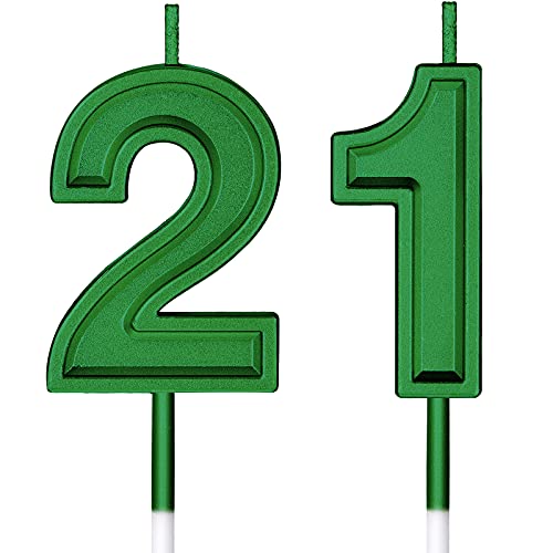 21St Birthday Candles Cake Numeral Candles Happy Birthday Cake C