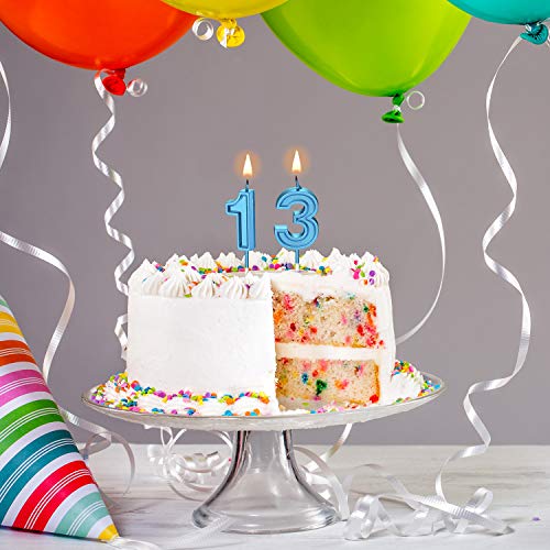 Syhood 13Th Birthday Candles Cake Numeral Candles Happy Birthday