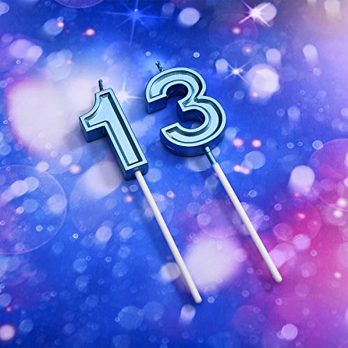 Syhood 13Th Birthday Candles Cake Numeral Candles Happy Birthday
