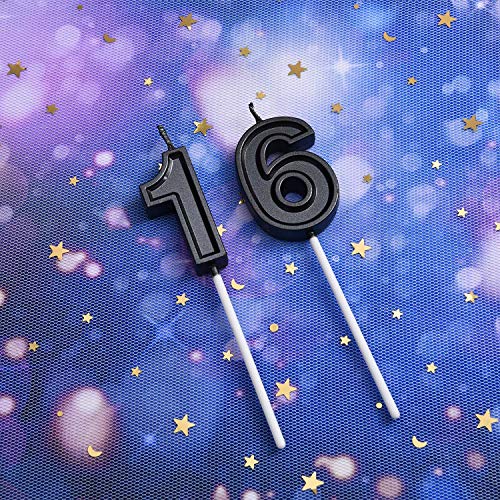Syhood 16Th Birthday Candles Cake Numeral Candles Happy Birthday