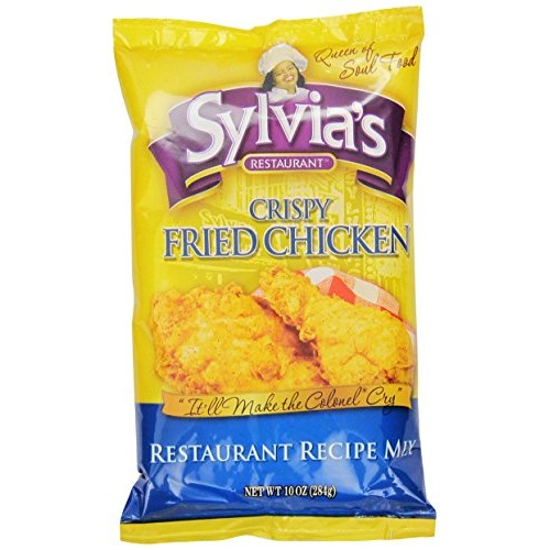 Sylvias Crispy Fried Chicken Mix, 10-Ounce Packages Pack Of 9