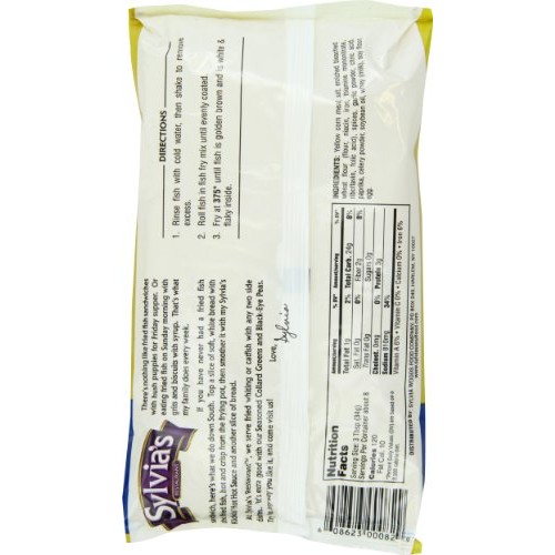 Sylvias Fish Fry Mix, 10-Ounce Packages Pack Of 9