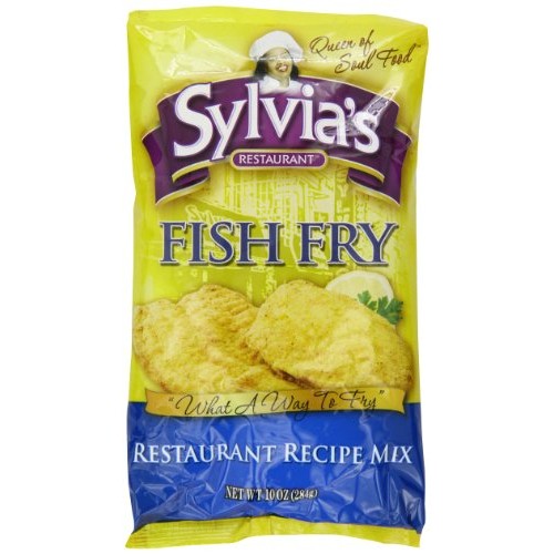 Sylvias Fish Fry Mix, 10-Ounce Packages Pack Of 9