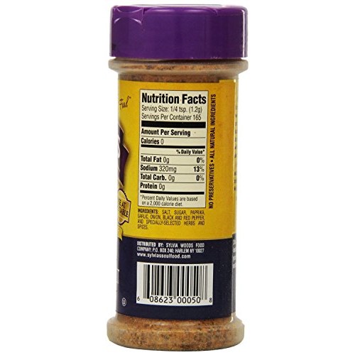 Sylvias Soulful Seasoned Salt, 7-Ounce Containers Pack Of 3