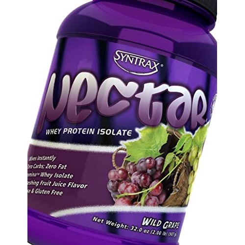 Syntrax Nectar Whey Protein Isolate, Wild Grape, 2 Pound