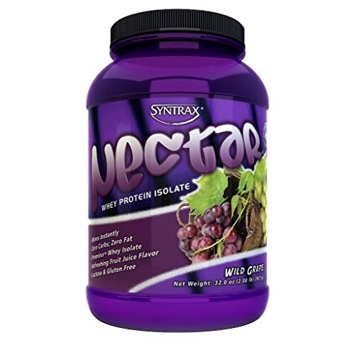 Syntrax Nectar Whey Protein Isolate, Wild Grape, 2 Pound